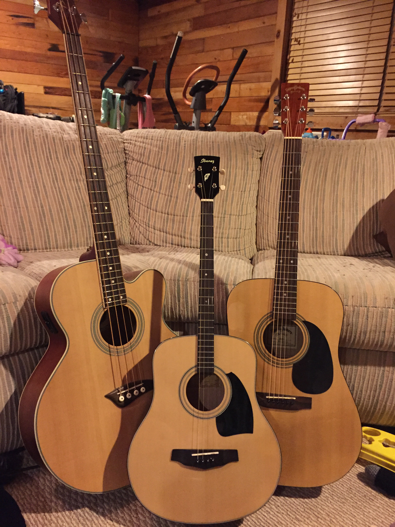 Just the guitars.